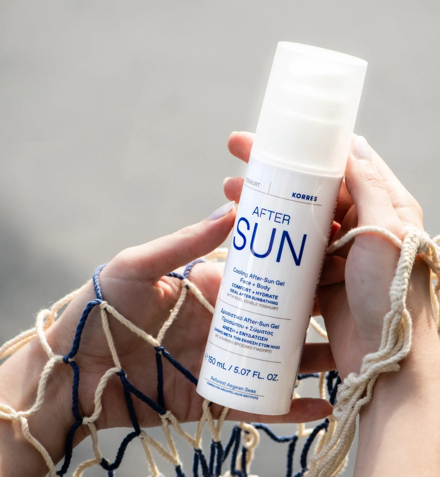 Korres Greek Yoghurt Cooling After-Sun Gel Face & Body (Comfort + Hydrate) 20ml