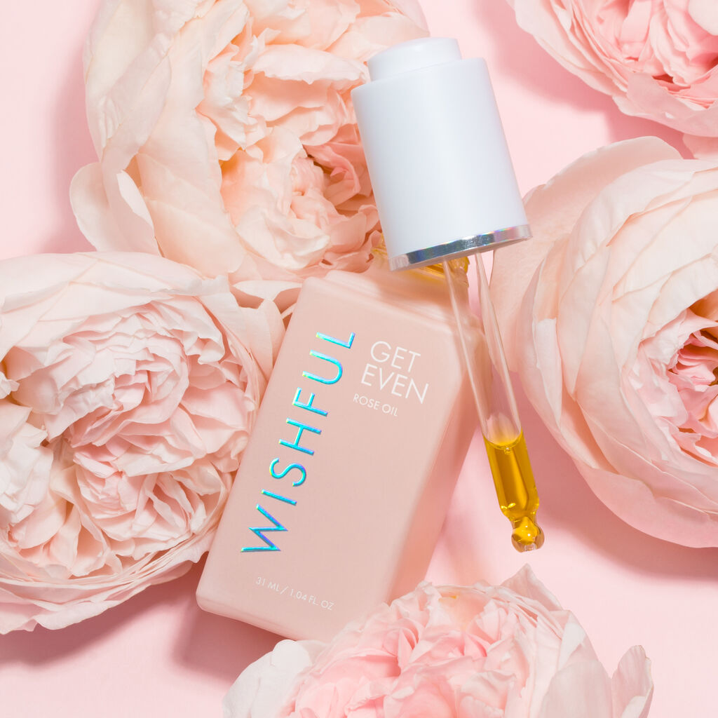 Wishful Get Even Rose Face Oil