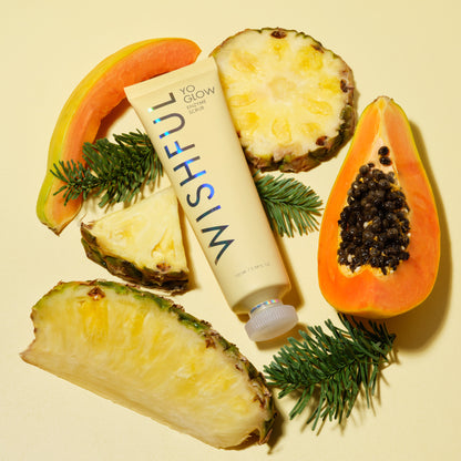 Wishful Yo Glow AHA & BHA Facial Enzyme Scrub