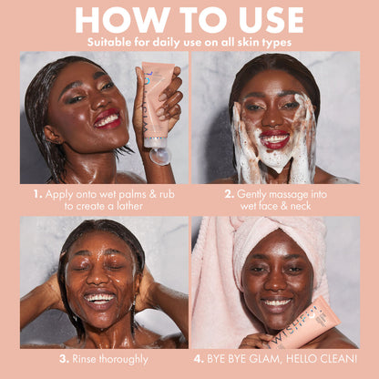 Wishful Get Clean 2% PHA & Sea Moss Gentle Foaming Cleanser