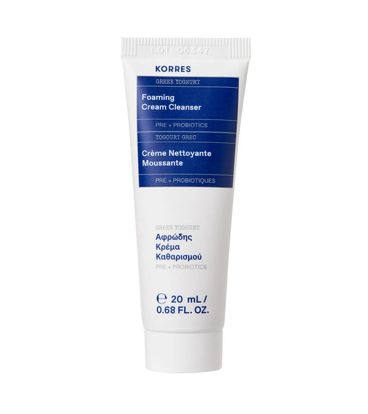 Korres Mini Greek Yoghurt Foaming Cream Cleanser (PRE+PROBIOTIC) 20ML