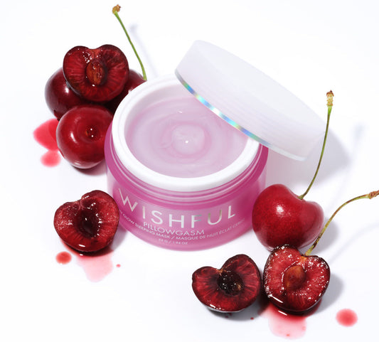 Wishful Pillowgasm Cherry Glow Sleeping Mask