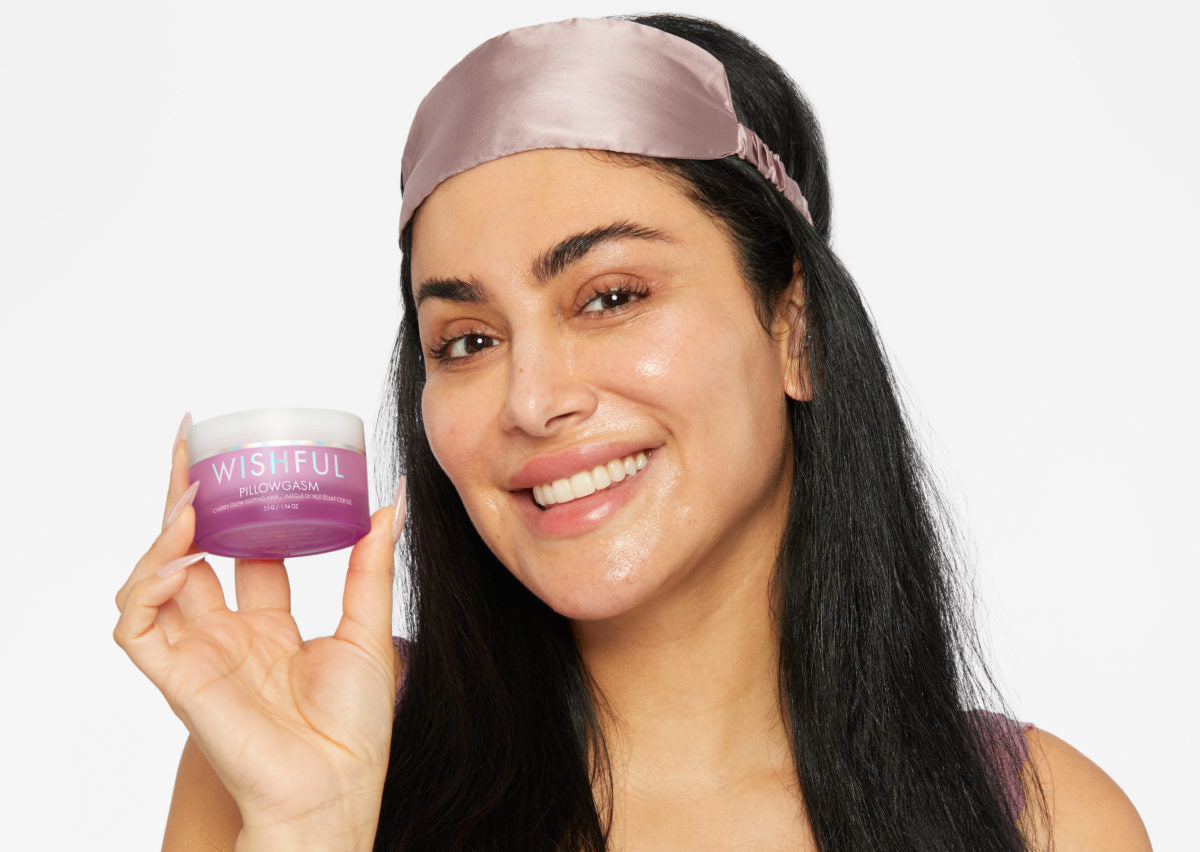 Wishful Pillowgasm Cherry Glow Sleeping Mask