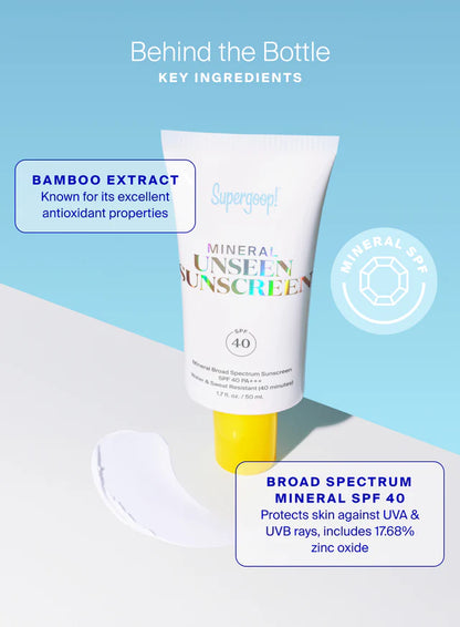 Supergoop! Unseen Sunscreen SPF 40 PA+++ 20ml