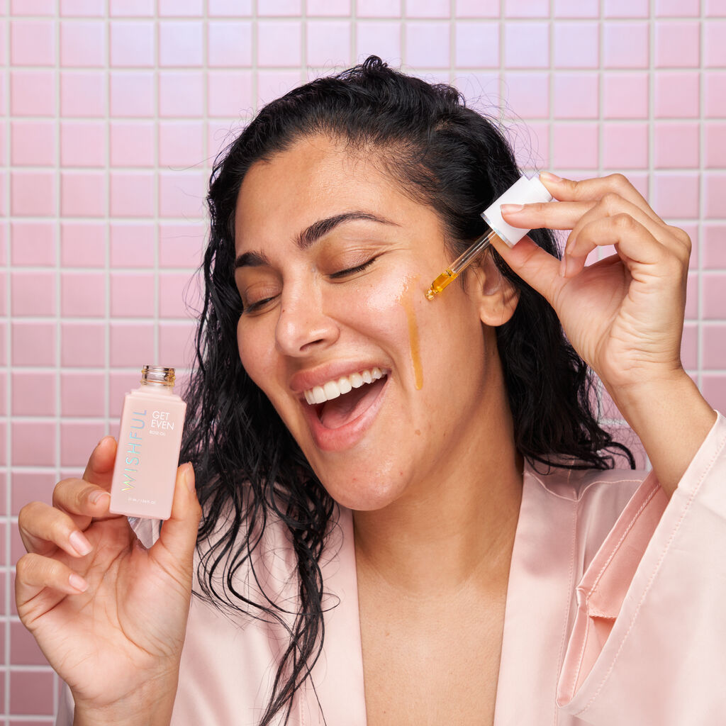 Wishful Get Even Rose Face Oil